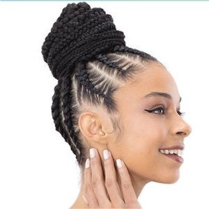 Vinegar-rinsed 26” kanekalon braiding hair, NIP